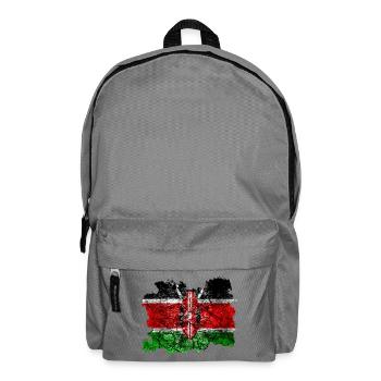 Kenia Vintage Flagge - Rucksack - Mittelgrau - Vorne