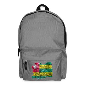 Togo Vintage Flagge - Rucksack - Mittelgrau - Vorne