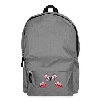 Best Friends Flamants - Sac à dos - gris éléphant - Devant
