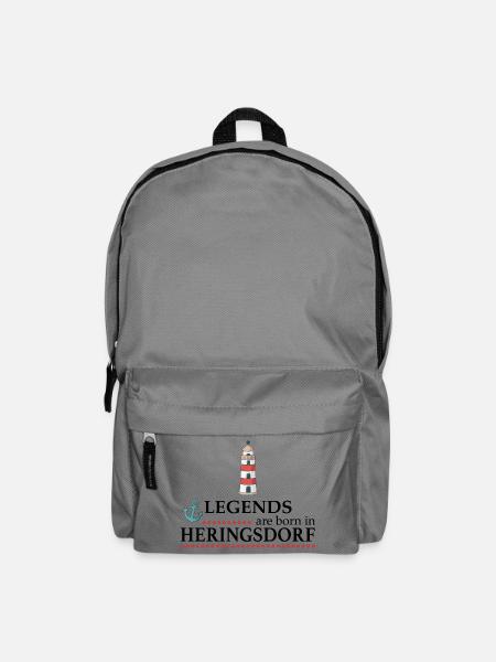 Tolles Design von Heringsdorf - Rucksack - Mittelgrau