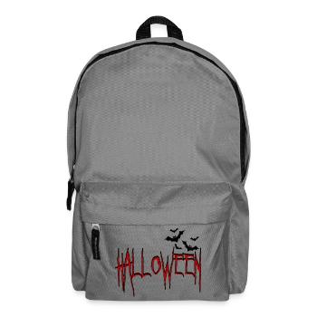 Halloween with bats - Backpack - elephant grey - Front