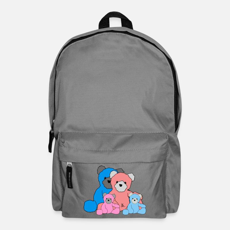 Teddy family - Backpack - elephant grey