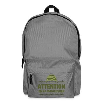 septième compagnie, militaire, militaire humour - Sac à dos - gris éléphant - Devant