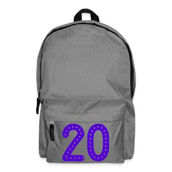 20. 20 YEARS. 20th ANNIVERSARY. 20TH ANNIVERSARY. - Backpack - elephant grey - Front