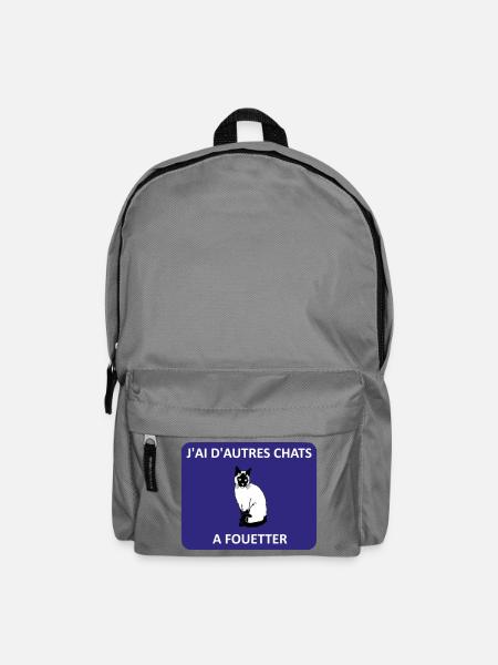 J'ai d'autres chats à fouetter - Sac à dos - gris éléphant