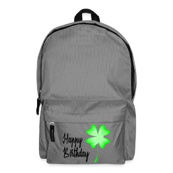 ALLES GUTE ZUM GEBURTSTAG. ALLES GUTE ZUM GEBURTSTAG. JAHRESTAG. - Rucksack - Mittelgrau - Vorne