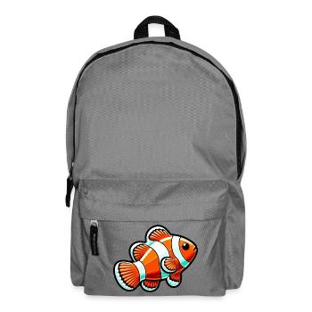 Clownfisch - Rucksack - Mittelgrau - Vorne