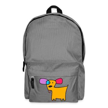06 Doggie Short Couleur - Sac à dos - gris éléphant - Devant