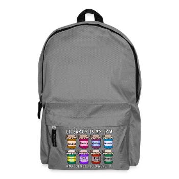Teacher and creative ideal for book lovers - Backpack - elephant grey - Front
