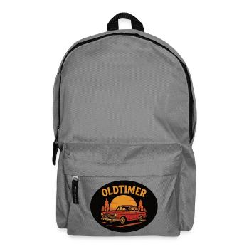 Vintage Car Classic Car Sunset Design - Backpack - elephant grey - Front