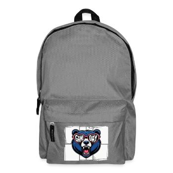 Ours du jour du match avec lunettes coeur - Sac à dos - gris éléphant - Devant