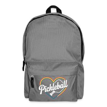 Coeur Pickleball - Sac à dos - gris éléphant - Devant
