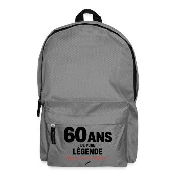 60 Years of Pure Legend Funny Birthday Gift - Backpack - elephant grey - Front