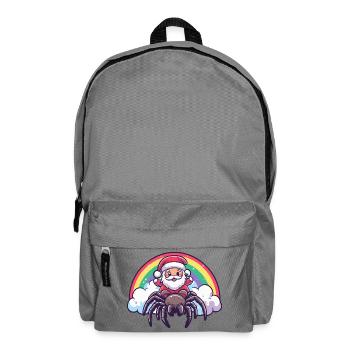 Tarantula Weihnachtsmann Weihnachten - Rucksack - Mittelgrau - Vorne