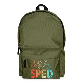 Pédagogue en éducation spécialisée - Sac à dos - vert olive - Devant