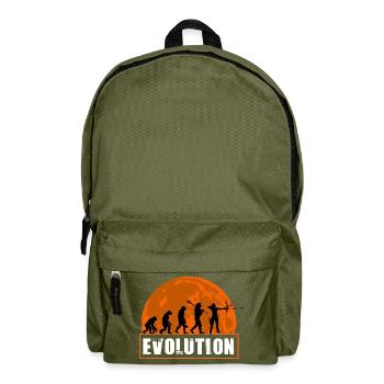 Archery Evolution Hunter Silhouette Retro Vintage - Rucksack - Olivgrün - Vorne