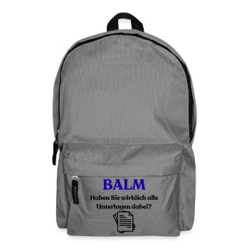 BALM Federal Office for Logistics and Mobility - Backpack - elephant grey - Front