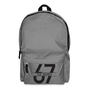 67 Six Seven Meme 6 7 Clean - Rucksack - Mittelgrau - Vorne
