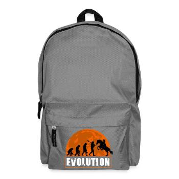 Évolution du jockey de courses de chevaux Cavalier - Sac à dos - gris éléphant - Devant