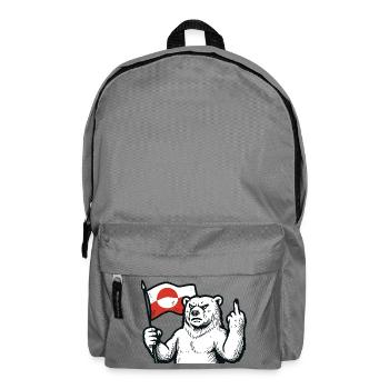 Greenland Is Not For Sale - Backpack - elephant grey - Front