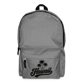 Hawaii Summer Vibes with Palm Trees and Sea - Backpack - elephant grey - Front