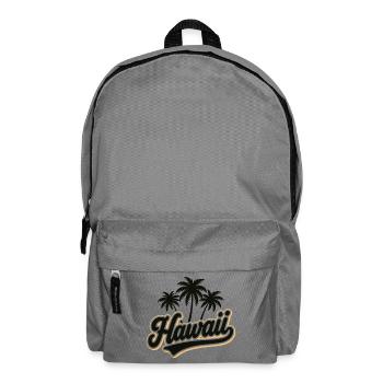 Hawaii Summer Vibes with Palm Trees and Sea - Backpack - elephant grey - Front