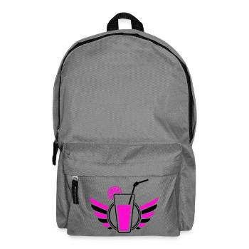 Cocktail Wings - Backpack - elephant grey - Front