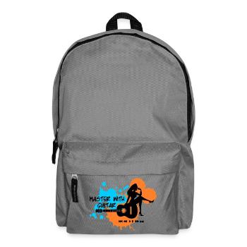 Master with guitar - Blau Orange - Rucksack - Mittelgrau - Vorne