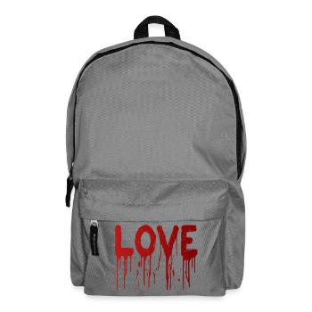 Love with Ink Drops - Backpack - elephant grey - Front