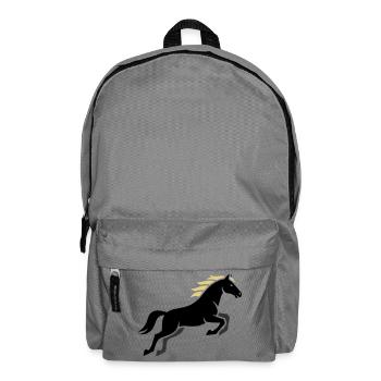 Noble Horse Mane Equestrian - Backpack - elephant grey - Front