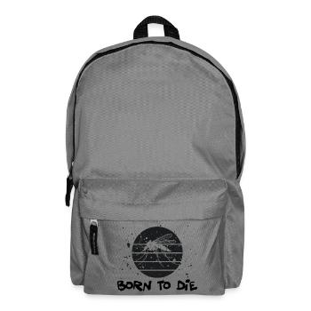 « Born to Die » – Un design rétro sarcastique - Sac à dos - gris éléphant - Devant