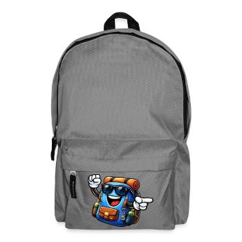 Rucksack mit Sonnenbrille - Rucksack - Mittelgrau - Vorne