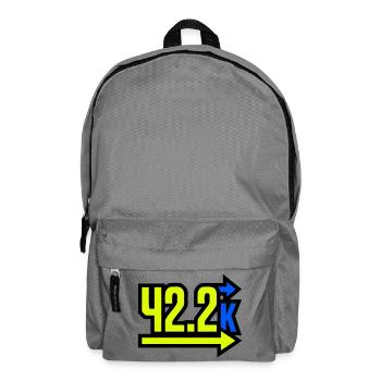  Stolzer 42.2k Marathon Finisher - Rucksack - Mittelgrau - Vorne