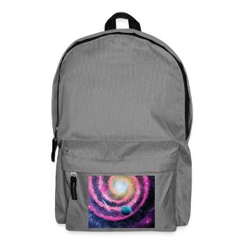Pink Galaxy - Rucksack - Mittelgrau - Vorne