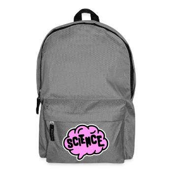 Science Science Statement Nerd Education Saying - Backpack - elephant grey - Front