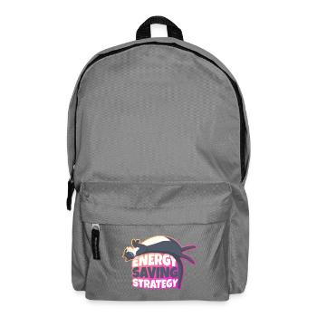 Energiesparstrategie Cat - Rucksack - Mittelgrau - Vorne