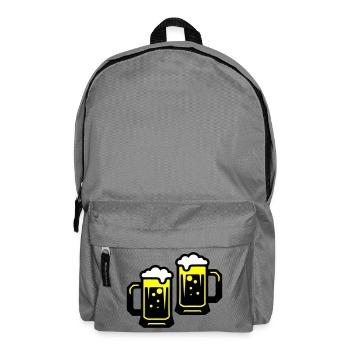 Bier Prost Symbol - Rucksack - Mittelgrau - Vorne