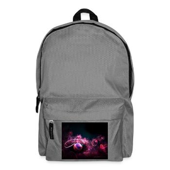 Neon basketball - Backpack - elephant grey - Front