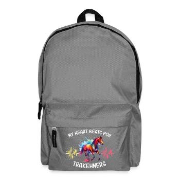 Cheval Trakehner Heartline - Sac à dos - gris éléphant - Devant