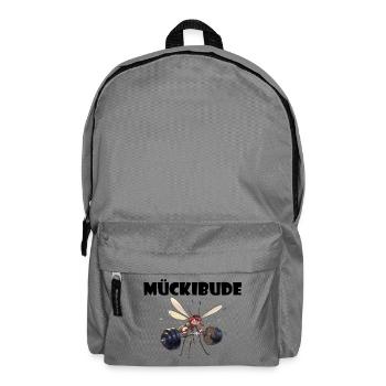 Mückibude Bodybuiling - Rucksack - Mittelgrau - Vorne