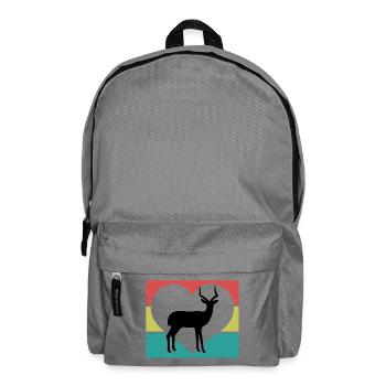 Silhouette vintage Cœur d’Antilope - Sac à dos - gris éléphant - Devant