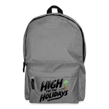 High für die Feiertage - Rucksack - Mittelgrau - Vorne