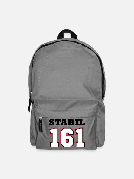 STABIL 161 - FOOTBALL RED - Rucksack - Mittelgrau