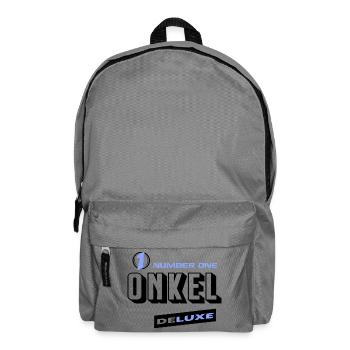 Onkel Number One Deluxe Bester Familie  - Rucksack - Mittelgrau - Vorne