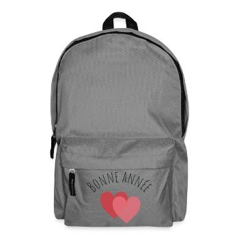 ALLES GUTE ZUM NEUEN JAHR. SILVESTER. BESTE WÜNSCHE - Rucksack - Mittelgrau - Vorne