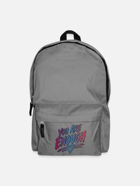 You Are Enough - Rucksack - Mittelgrau