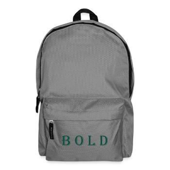 Dignified abstract art design - Backpack - elephant grey - Front