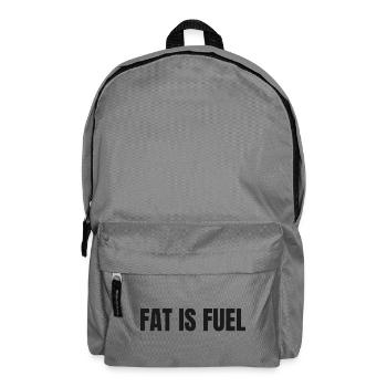 FAT IS FUEL | Carnivore T-Shirt High Fat Lifestyle - Backpack - elephant grey - Front