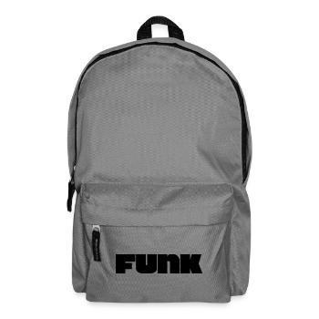 Logo funk audacieux - Sac à dos - gris éléphant - Devant