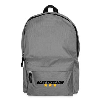 Elektriker / Elektrizität / Arbeit / Job - Rucksack - Mittelgrau - Vorne